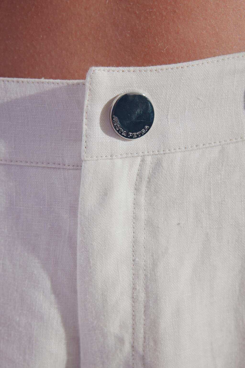 PANTALON ANYA 100% LINO JUSTA PETRA - Imagen 4