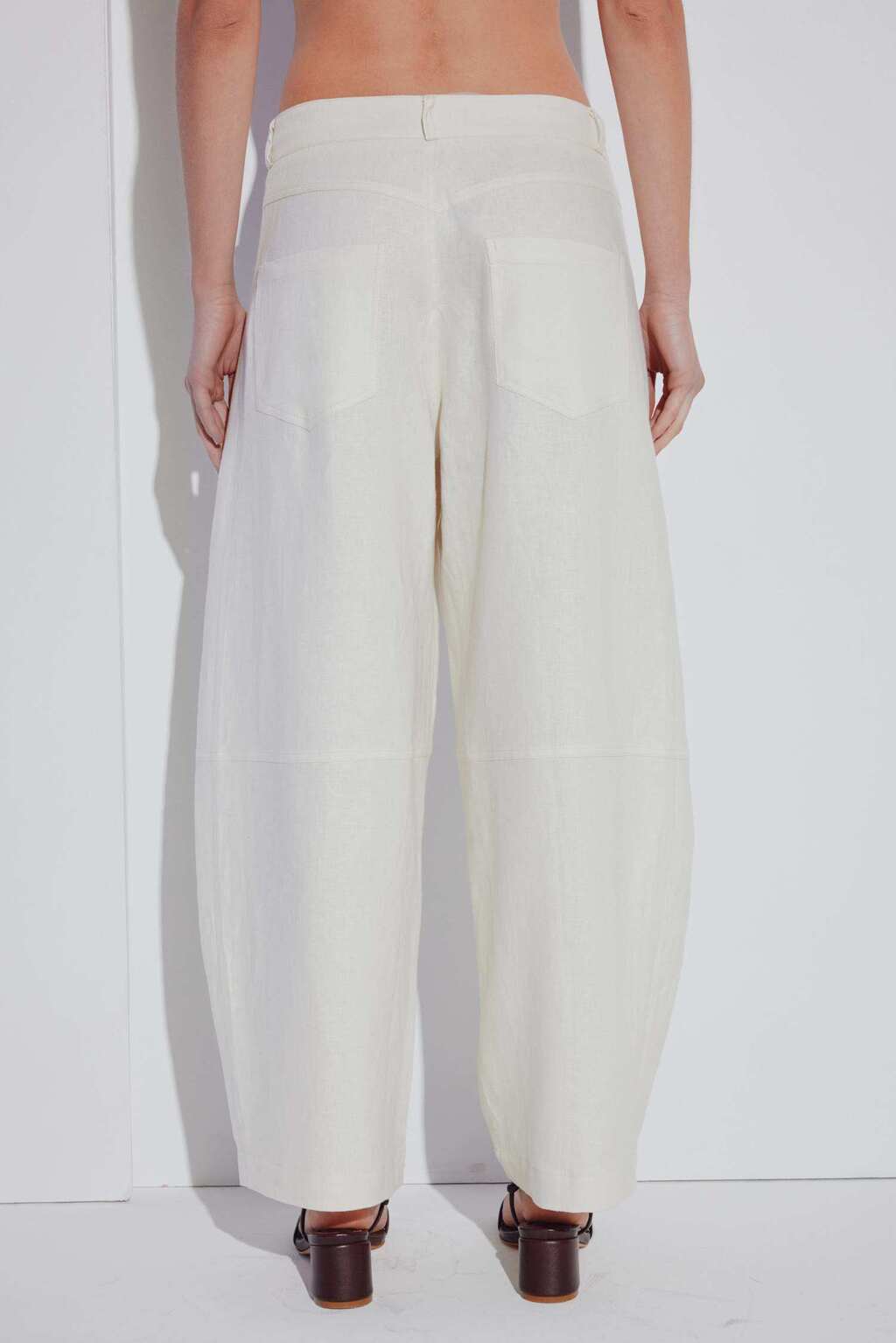 PANTALON ANYA 100% LINO JUSTA PETRA - Imagen 5