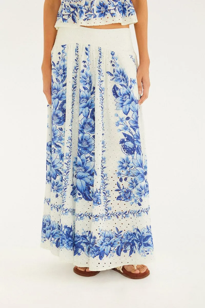 POLLERA BORDADA FRUTA DE VERAO FARM RIO - Imagen 4
