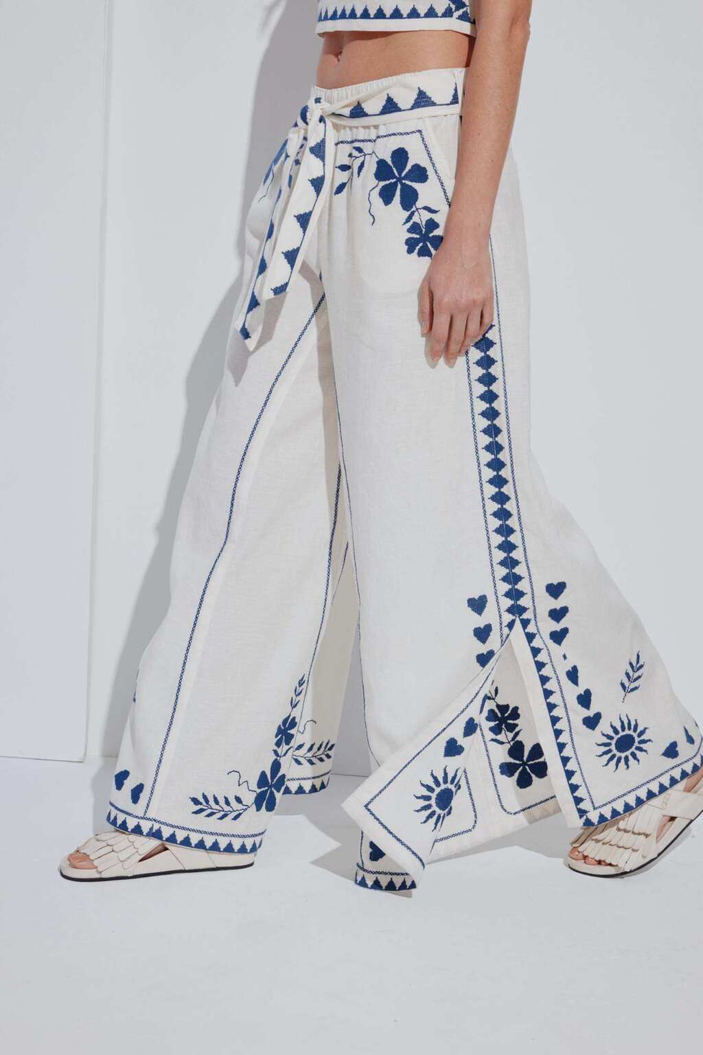 PANTALON PORTUGAL 100 % LINO JUSTA PETRA - Imagen 3