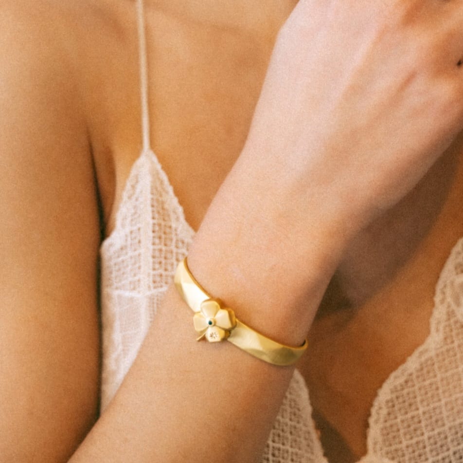 BRAZALETE LUCKY CLOVER CLARA FORNO - Imagen 5