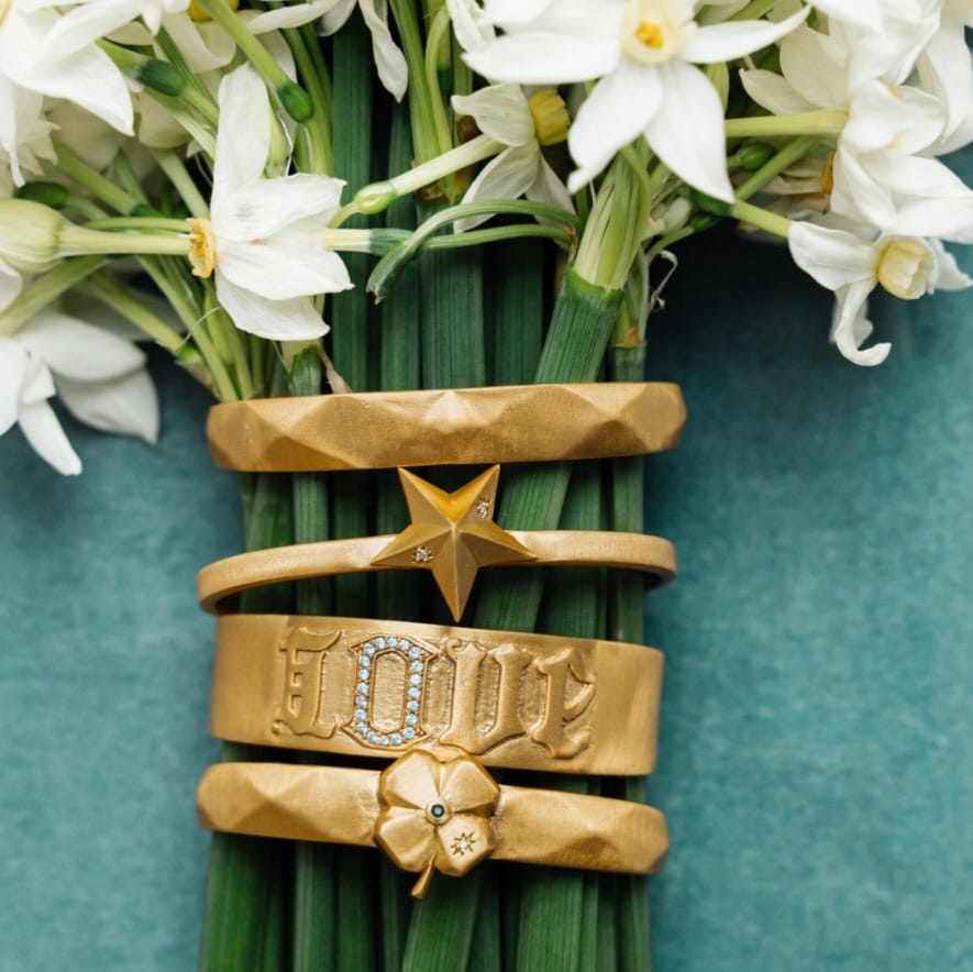 BRAZALETE LUCKY CLOVER CLARA FORNO - Imagen 3