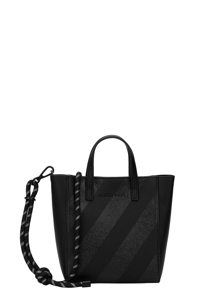 CARTERA PETITE CORITA STRIPES NEGRO JACKIE SMITH