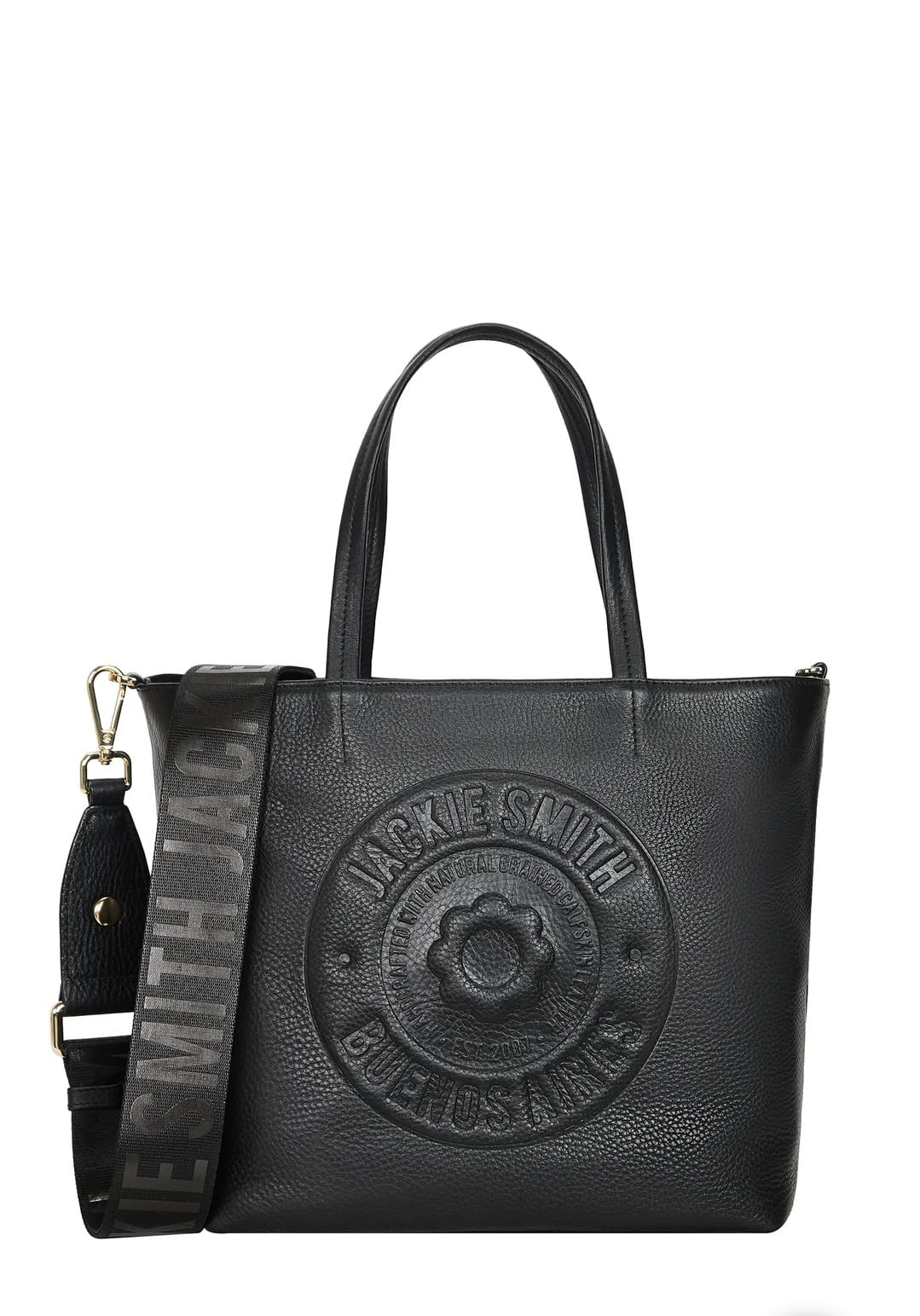 CARTERA FLORA NEGRA JACKIE SMITH