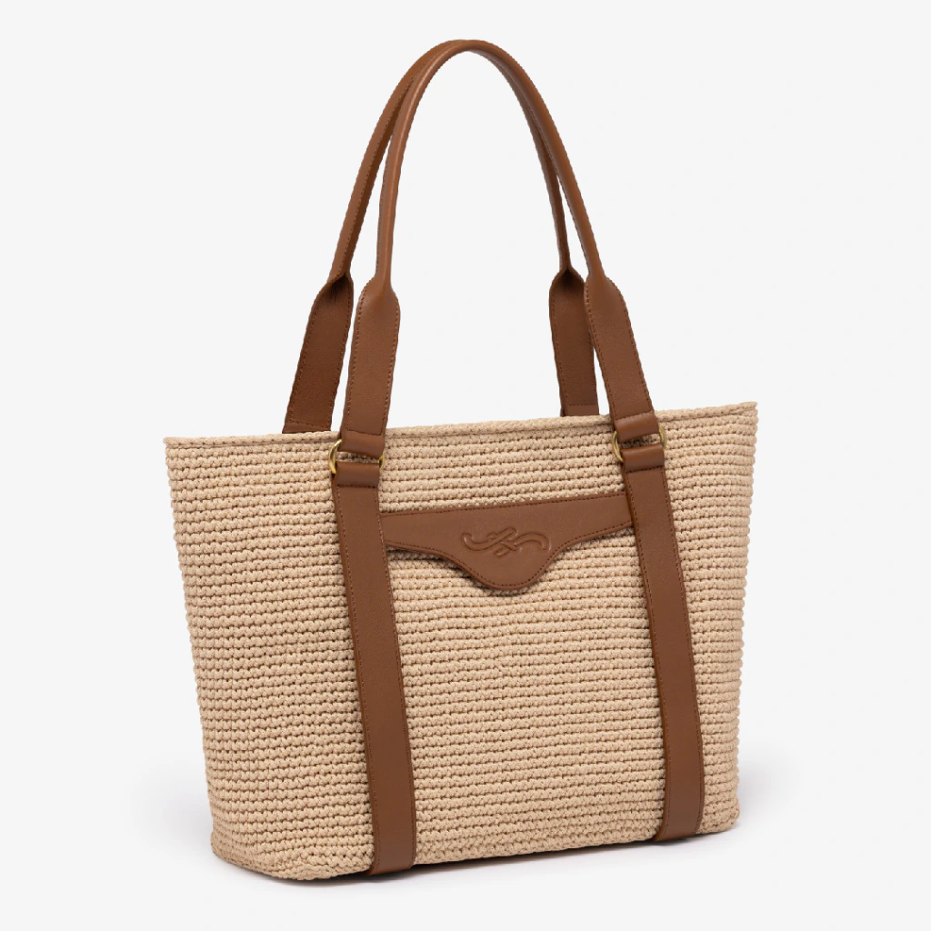 CARTERA PAMPA TEJIDO Y CUERO JOHN HICKS - Imagen 2