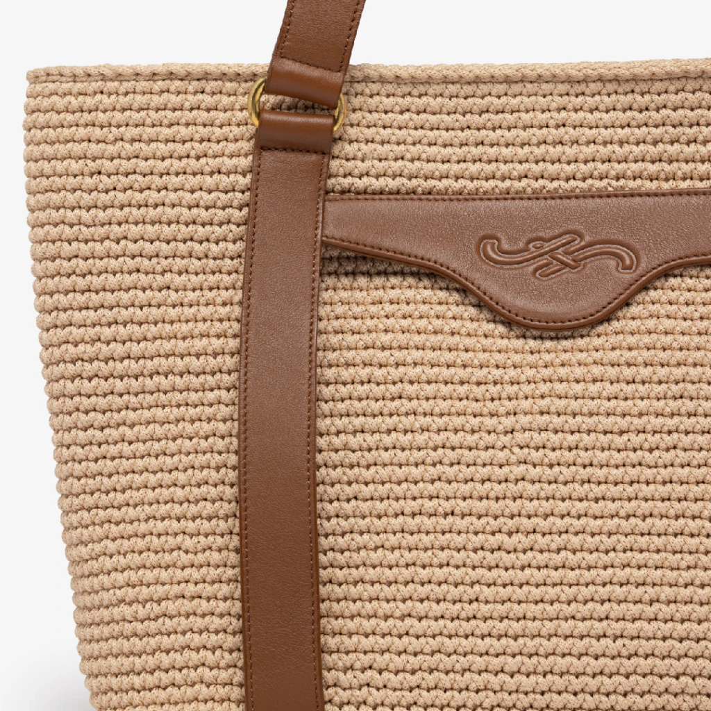 CARTERA PAMPA TEJIDO Y CUERO JOHN HICKS - Imagen 4