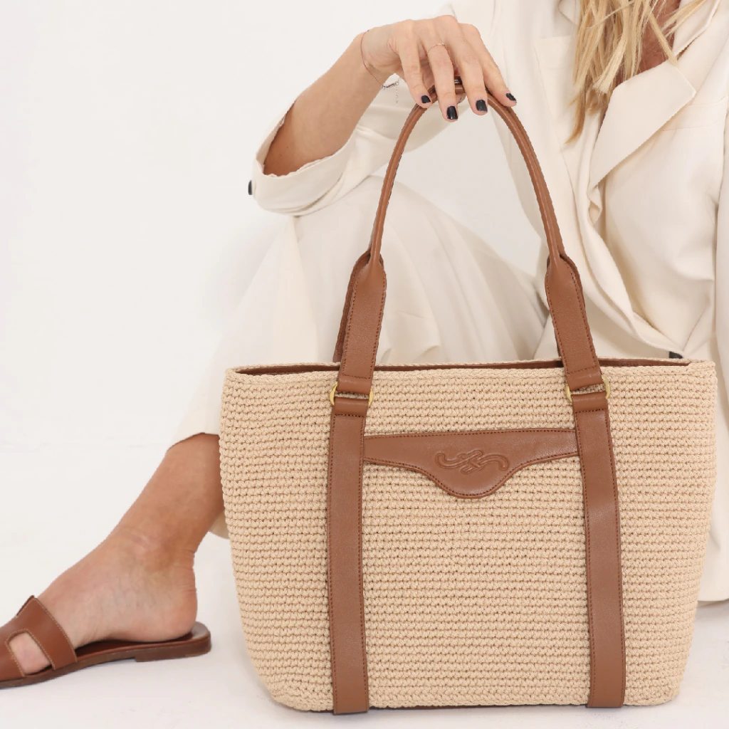 CARTERA PAMPA TEJIDO Y CUERO JOHN HICKS - Imagen 6
