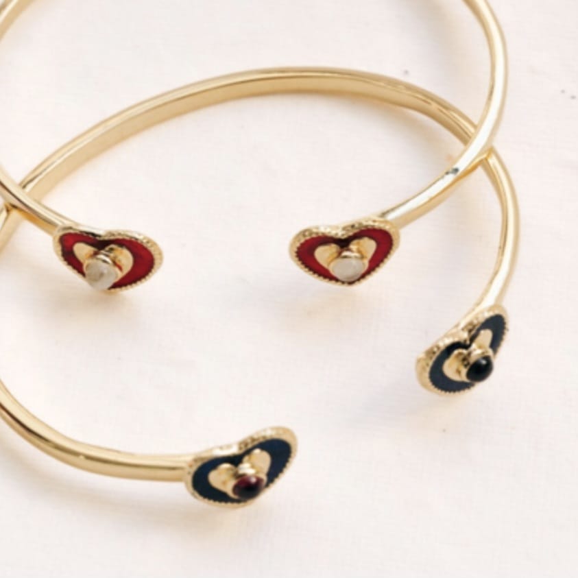 BRAZALETE VINDI HEART BLUE CLARA FORNO - Imagen 3