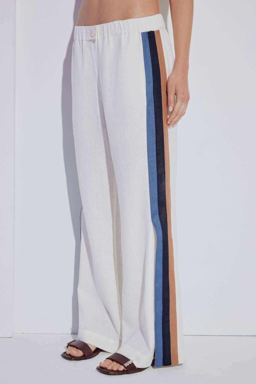 PANTALON SINTRA 100 % LINO JUSTA PETRA - Imagen 3