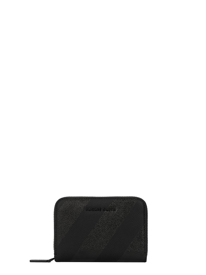 BILLETERA CORITA PETITE NEGRA STRIPES JACKIE SMITH