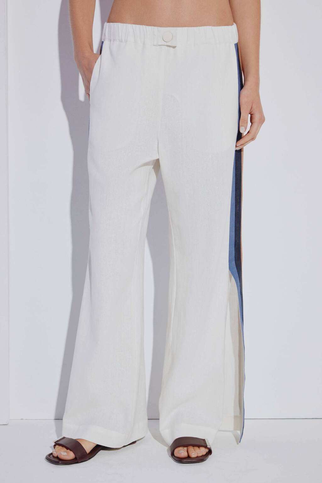 PANTALON SINTRA 100 % LINO JUSTA PETRA - Imagen 2