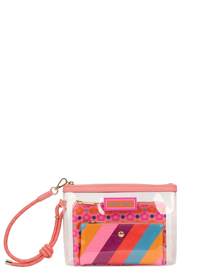 CLUTCH CORITA MULTIC MULTIC ROSADO JACKIE SMITH