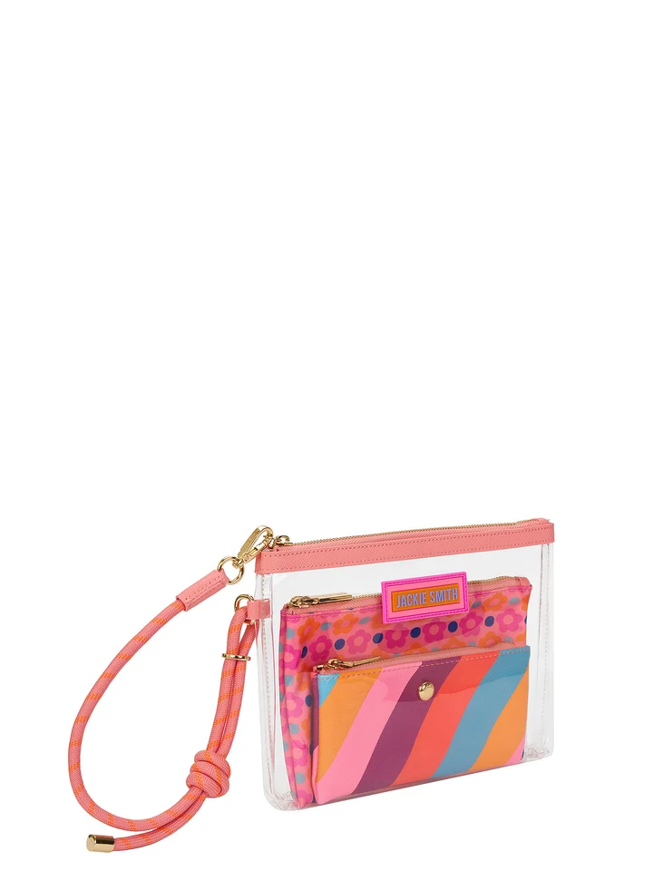 CLUTCH CORITA MULTIC MULTIC ROSADO JACKIE SMITH - Imagen 2