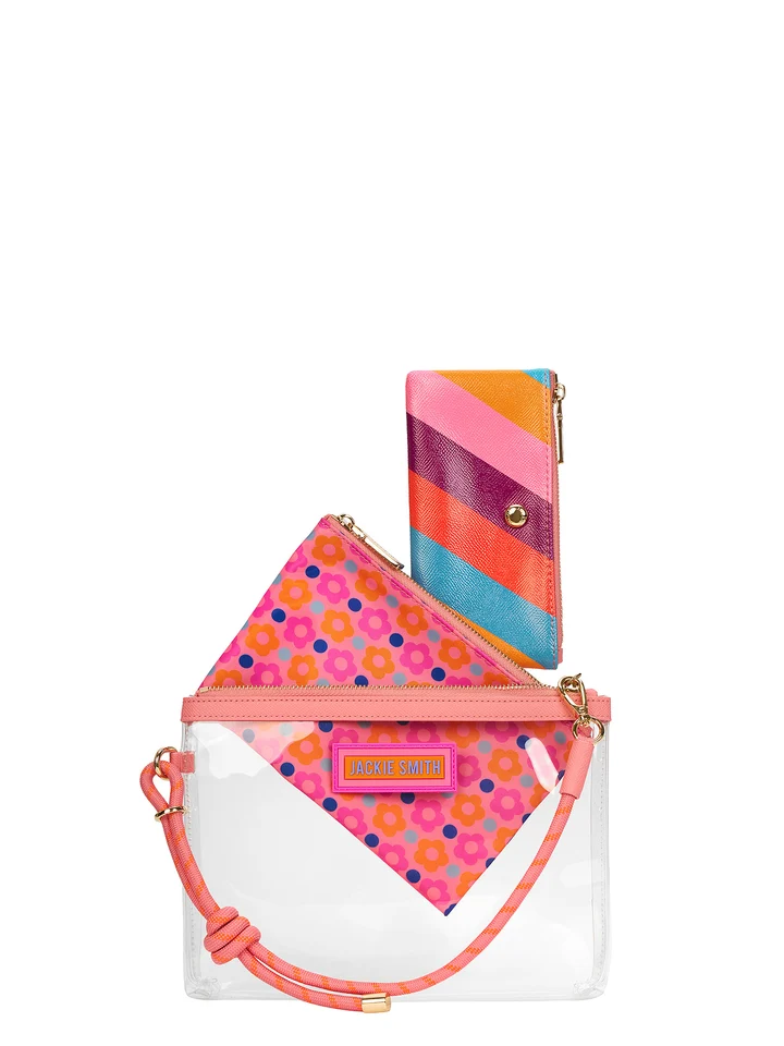 CLUTCH CORITA MULTIC MULTIC ROSADO JACKIE SMITH - Imagen 4