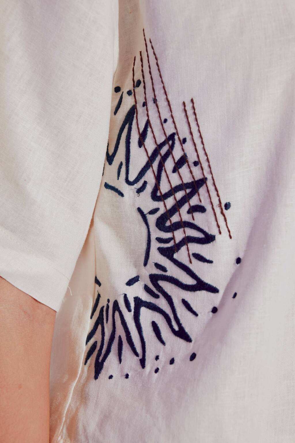 CAMISA NORTH 100 % LINO JUSTA PETRA - Imagen 3