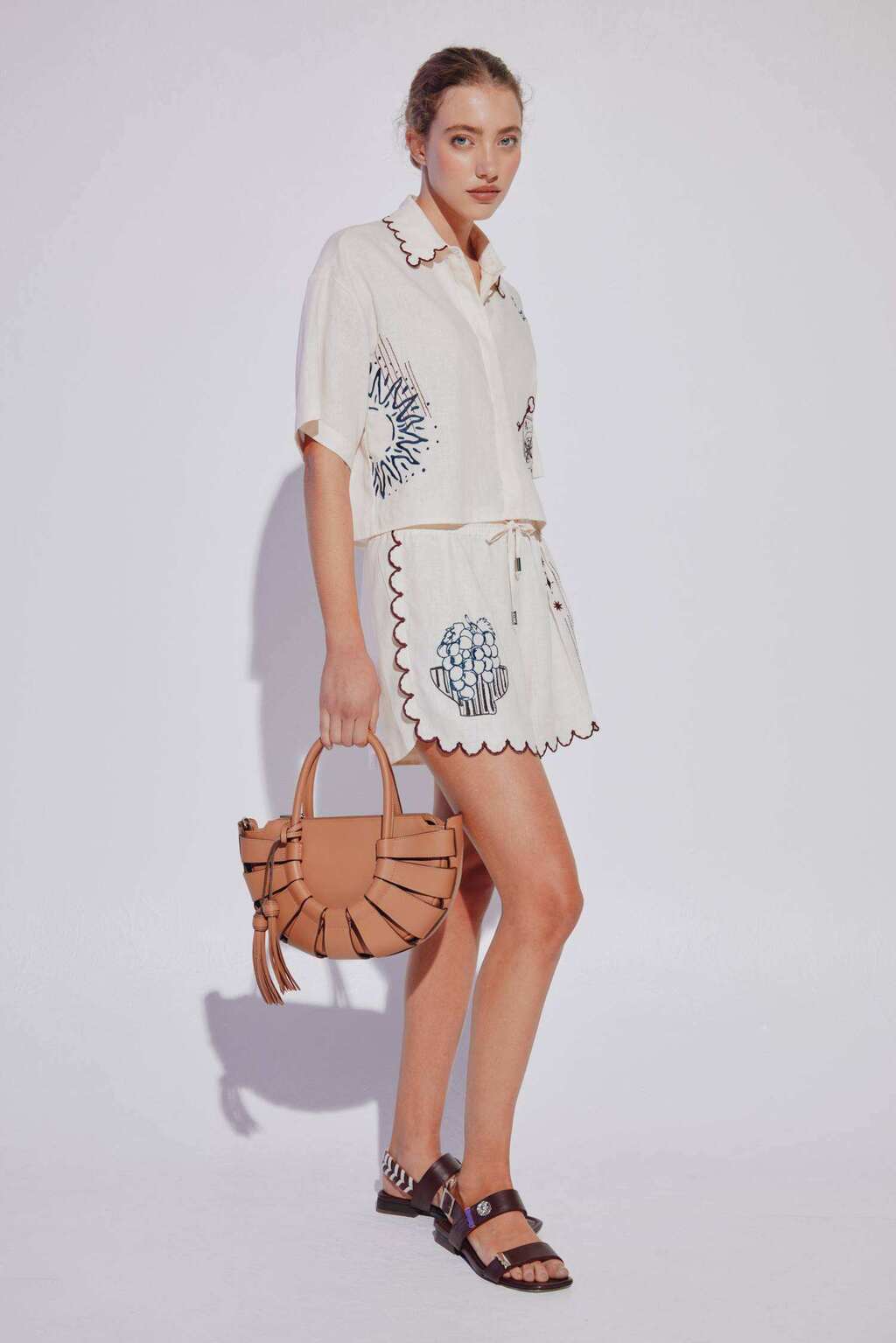 SHORT NORTH 100 % LINO JUSTA PETRA - Imagen 6