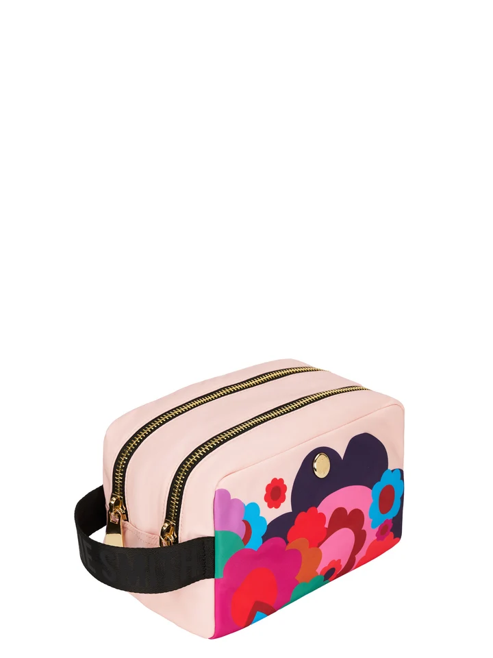 NECESSAIRE DEAR POUCH FLOWERS ROSADO JACKIE SMITH - Imagen 2