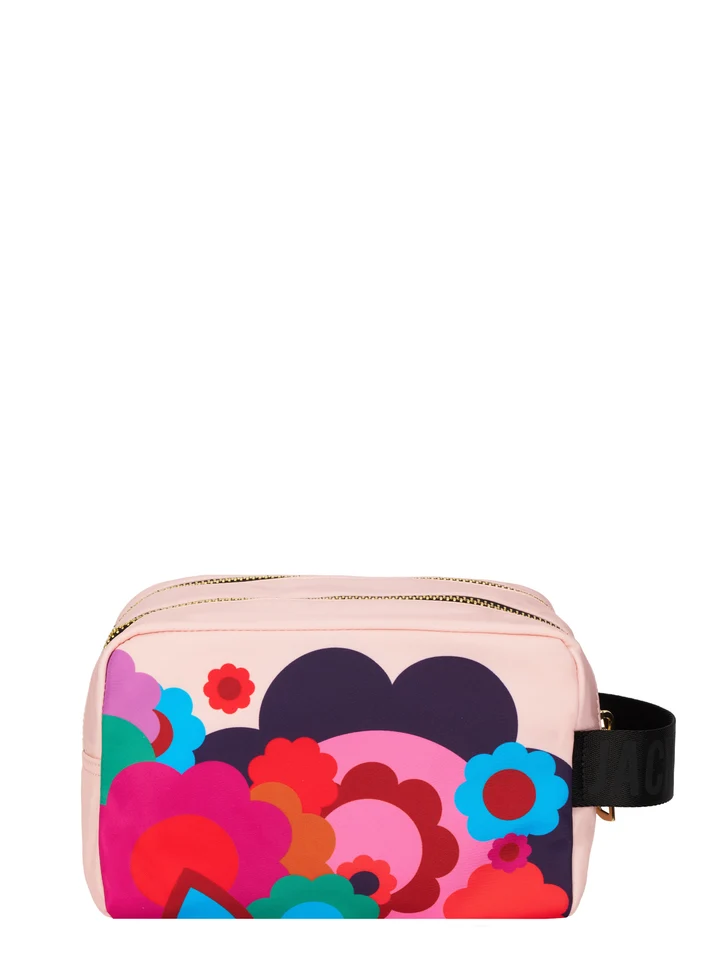 NECESSAIRE DEAR POUCH FLOWERS ROSADO JACKIE SMITH - Imagen 5