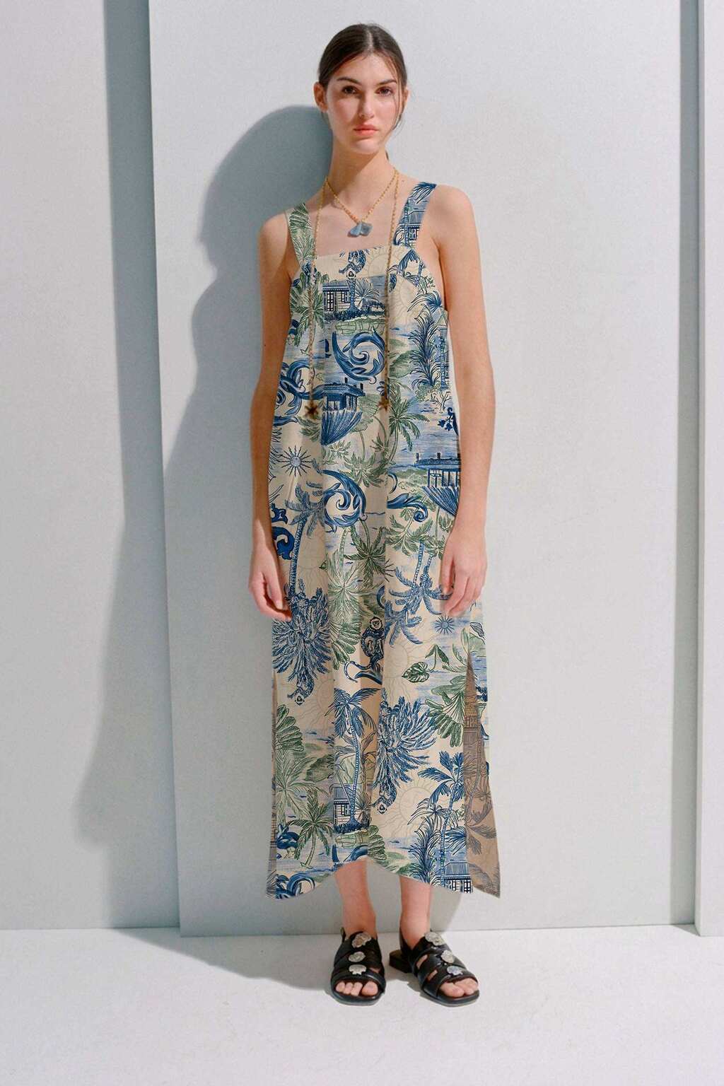 VESTIDO THAI MIDI JUSTA PETRA