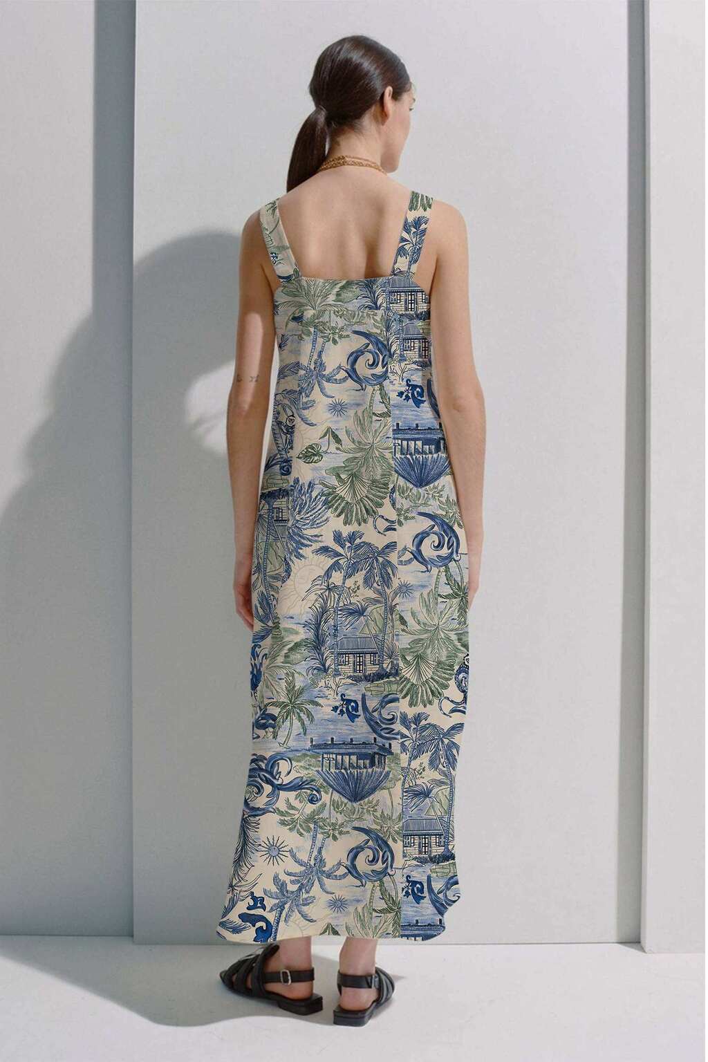 VESTIDO THAI MIDI JUSTA PETRA - Imagen 2